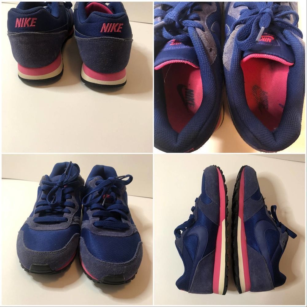 Nike Womens MD Runner Blue/Pink - Picture 4 of 5